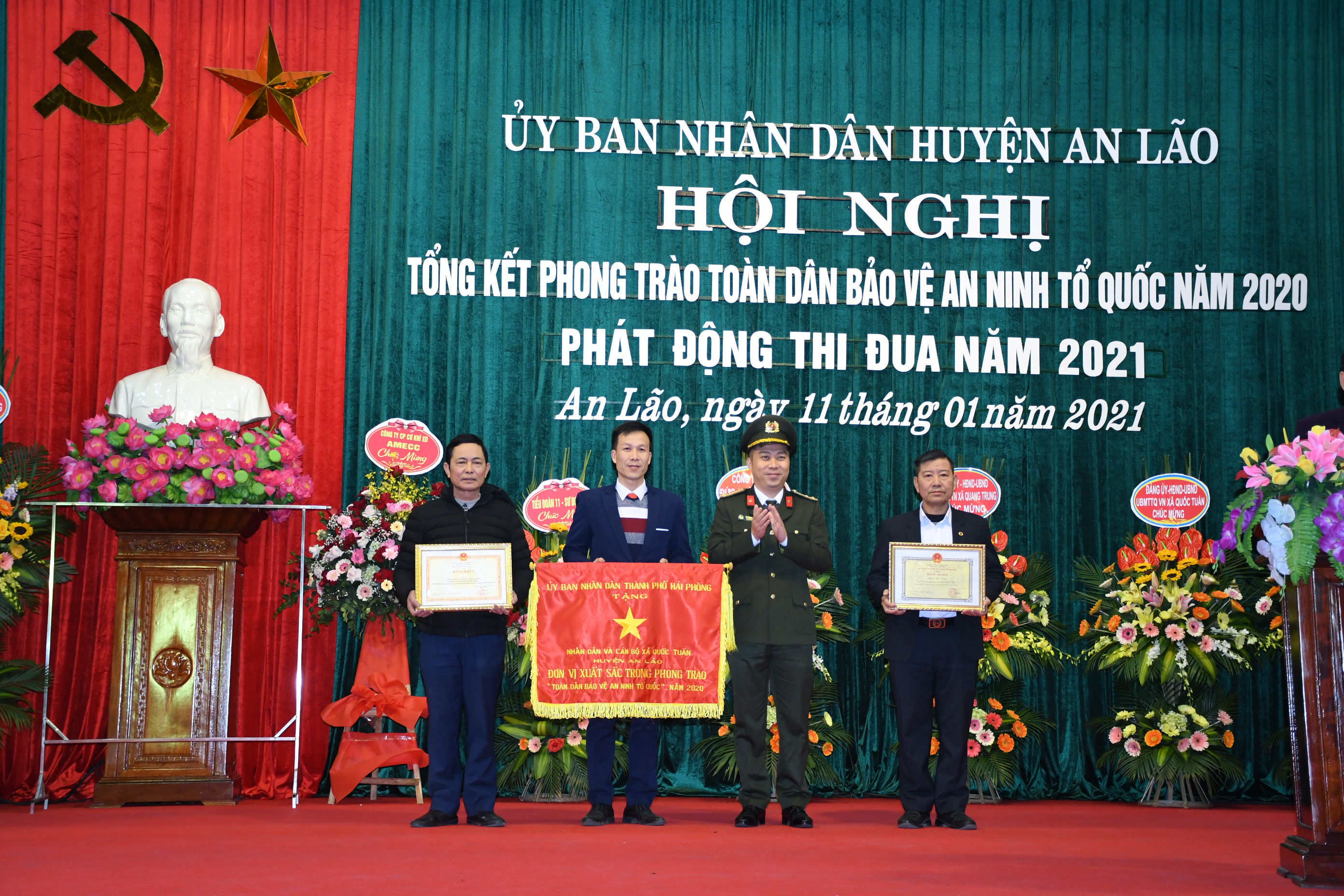 Huyện An Lão: Tổng kết phong trào “Toàn dân bảo vệ An ninh Tổ quốc” năm 2020, phát động thi đua năm 2021